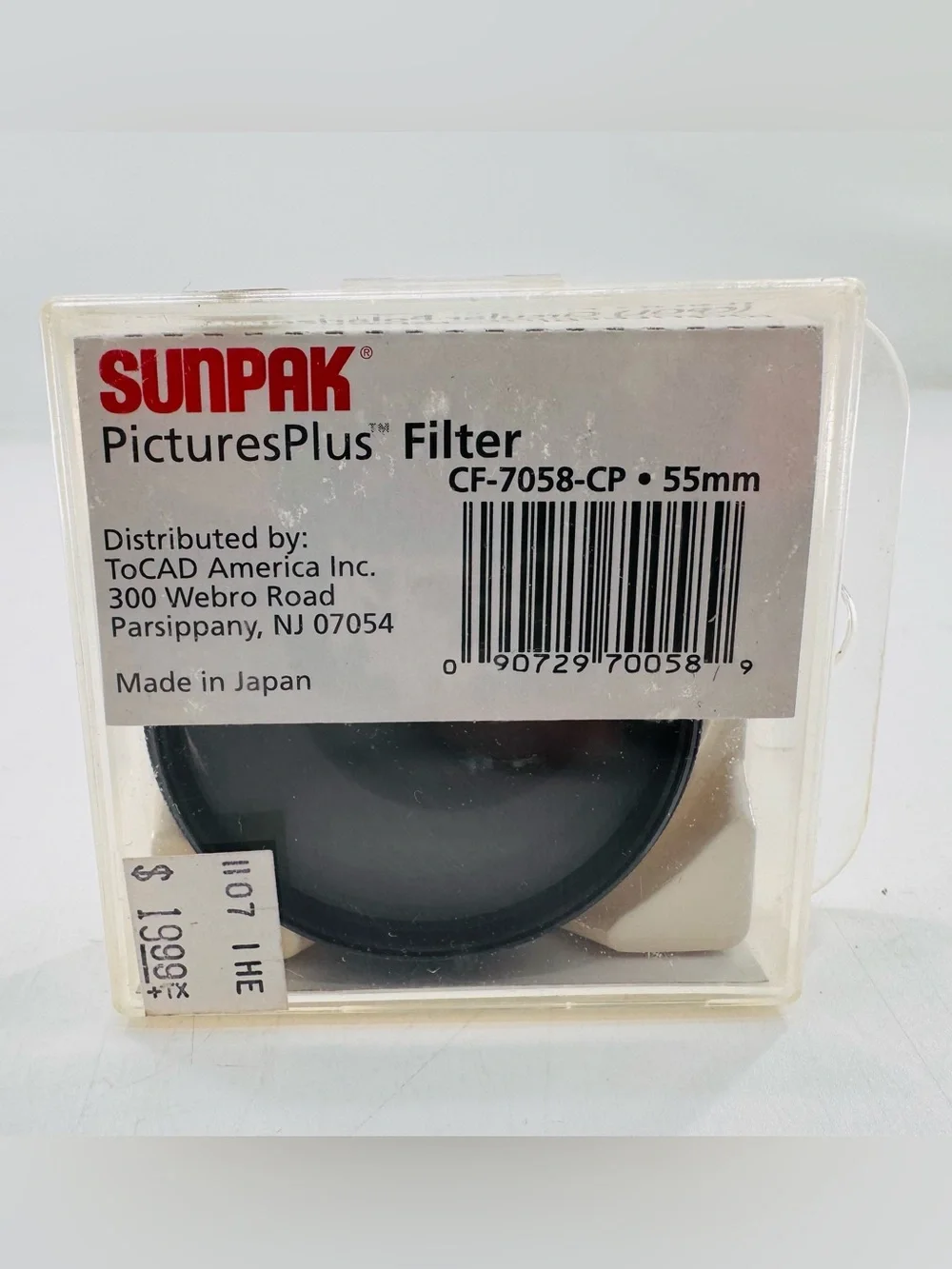 Sunpak Picture Plus Filter, (CPOL) Circular Polarizer 55MM Sealed Camera Photo
